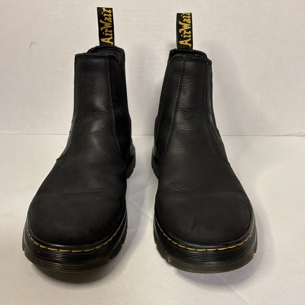 Dr. Martens Air Wair Embury Black Chelsea Slip On Unisex Boots M9 L10